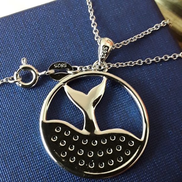 NEW Sterling Silver Swells of A Tail Necklace - Picture 4 of 5
